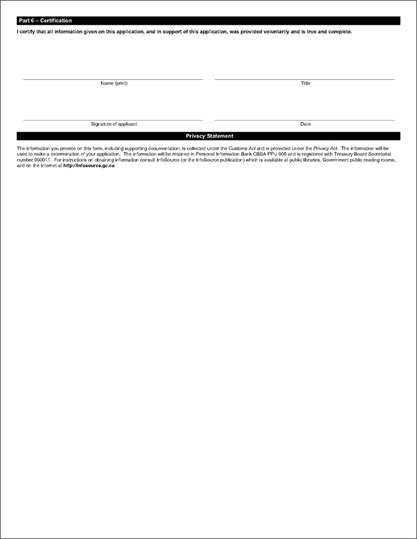 Sample of Form BSF266, Penalty Reinvestment Agreement (PRA) Application Form - Page 3
